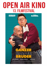 Filmplakat Ganzer halber Bruder - Open Air Kino